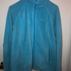 Large Women’s Columbia Teal Fleece Jacket
